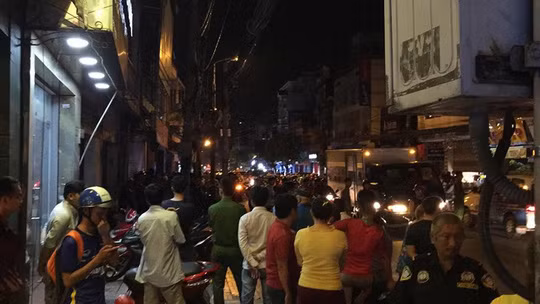 Hiện trường vụ án mạng nghiêm trọng