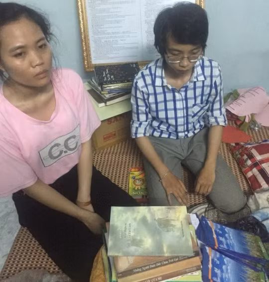 Lan và Xuân bị phát hiện tại một căn trọ trên địa bàn huyện Lệ Thủy.