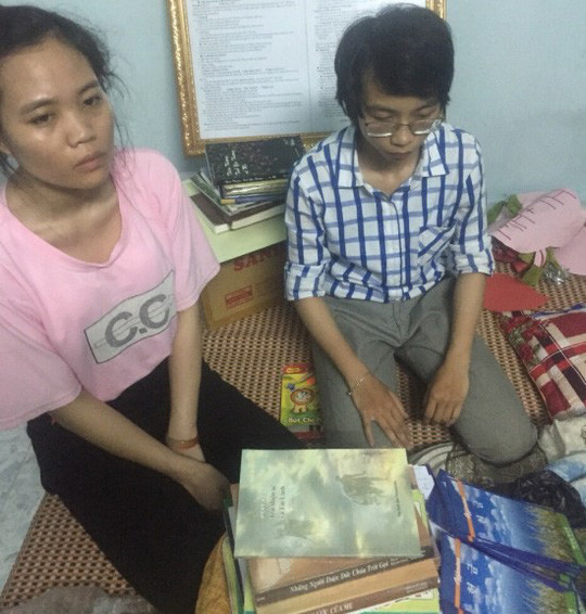 Lan và Xuân bị phát hiện tại một căn trọ trên địa bàn huyện Lệ Thủy.