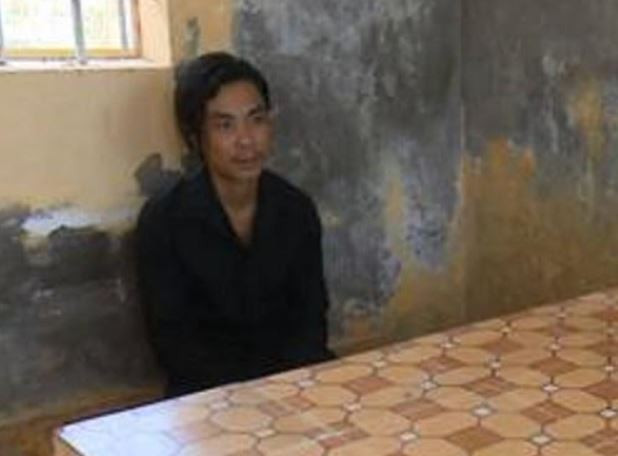 Đối tượng Trương Văn Bảo tại cơ quan Công an. Đối tượng Trương Văn Bảo tại cơ quan Công an.