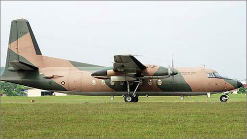 Máy bay Fokker 27 của Không quân Indonesia.