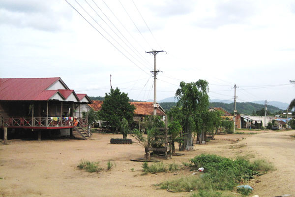 Một góc của xã Yang Nam. Ảnh: Hồng Thi