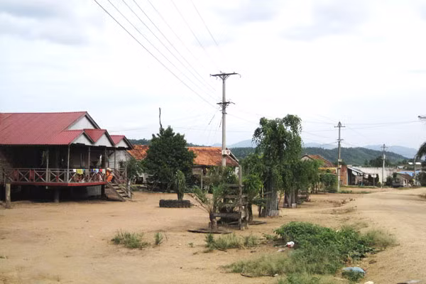 Một góc của xã Yang Nam. Ảnh: Hồng Thi