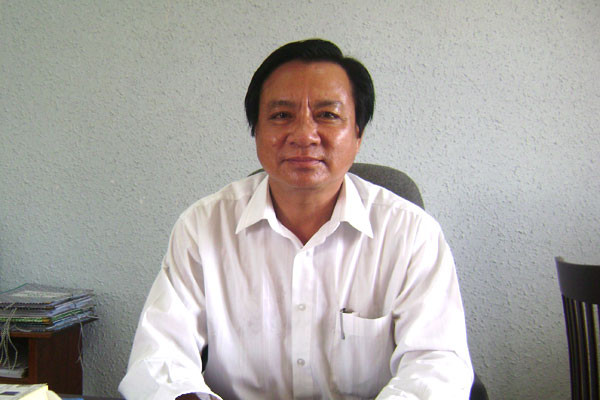 ông Bùi Khắc Quang- Tỉnh ủy viên, Bí thư Huyện ủy Krông Pa. Ảnh: Lê Hòa