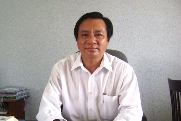 ông Bùi Khắc Quang- Tỉnh ủy viên, Bí thư Huyện ủy Krông Pa. Ảnh: Lê Hòa