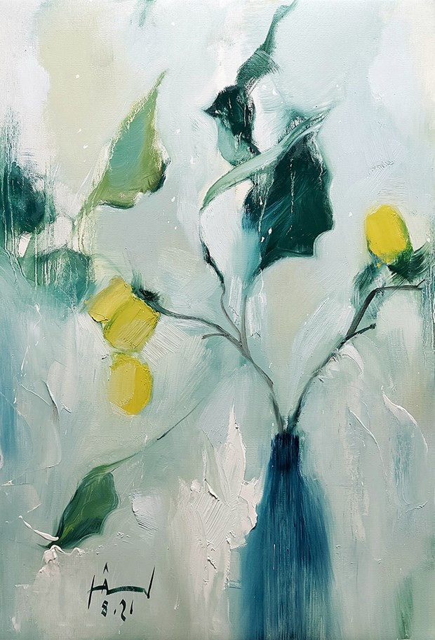 Một tác phẩm của họa sỹ Doãn Hoàng Lâm. (Ảnh: BTC)