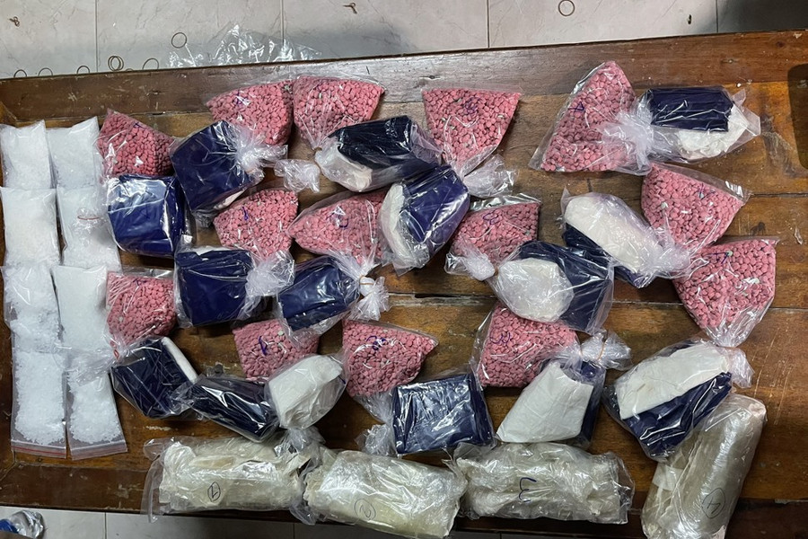 Tang vật ma túy. Ảnh Công an cung cấp