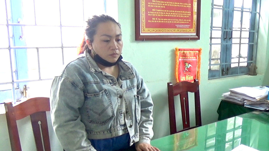 Bà Tăng Hà Dung. Ảnh Công an huyện Ba Tơ