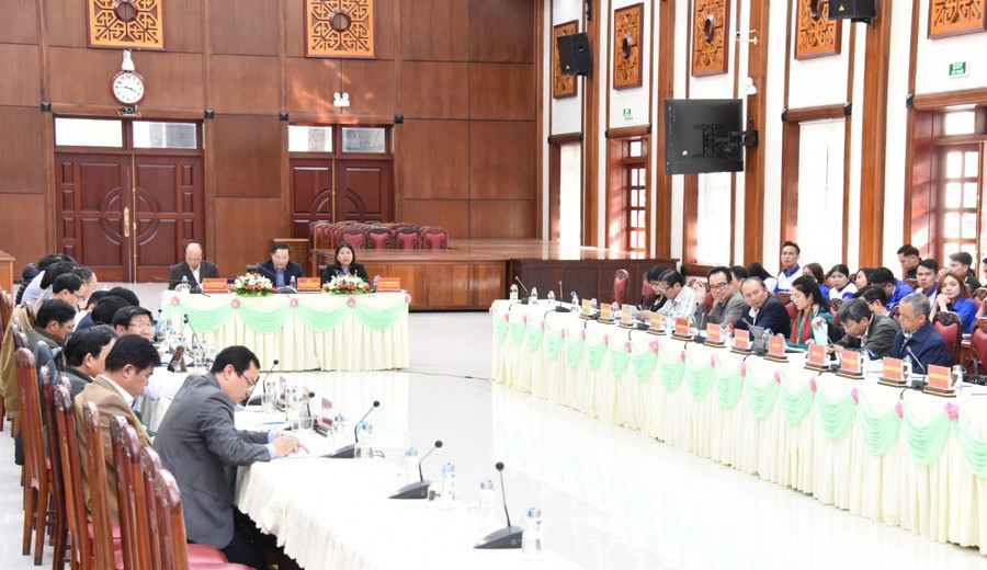 Quang cảnh hội nghị đối thoại. Ảnh: Đức Thụy Quang cảnh hội nghị đối thoại. Ảnh: Đức Thụy