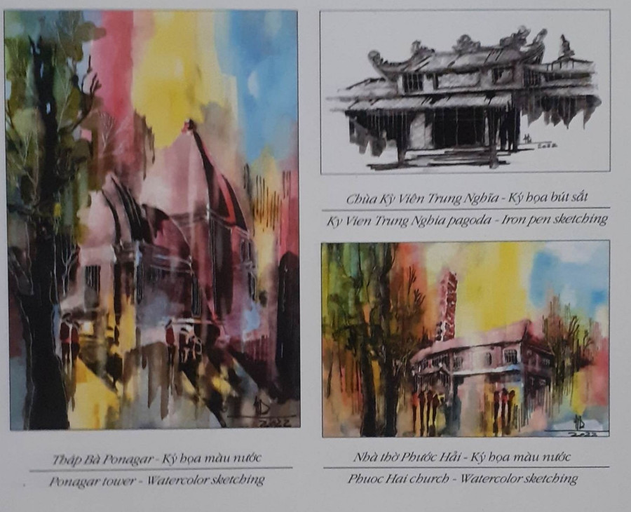 Hình bìa 1 và bìa 4 quyển sách Hồn biển