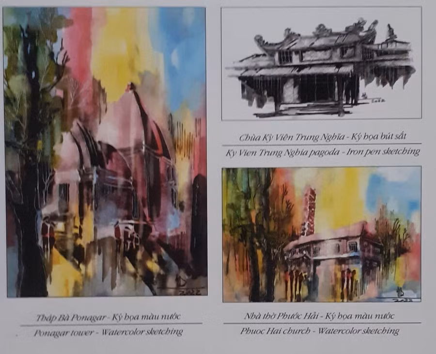 Hình bìa 1 và bìa 4 quyển sách Hồn biển