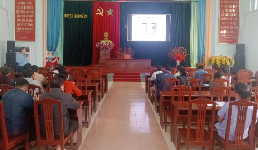 Quang cảnh buổi tập huấn. Ảnh: Văn Chi Quang cảnh buổi tập huấn. Ảnh: Văn Chi