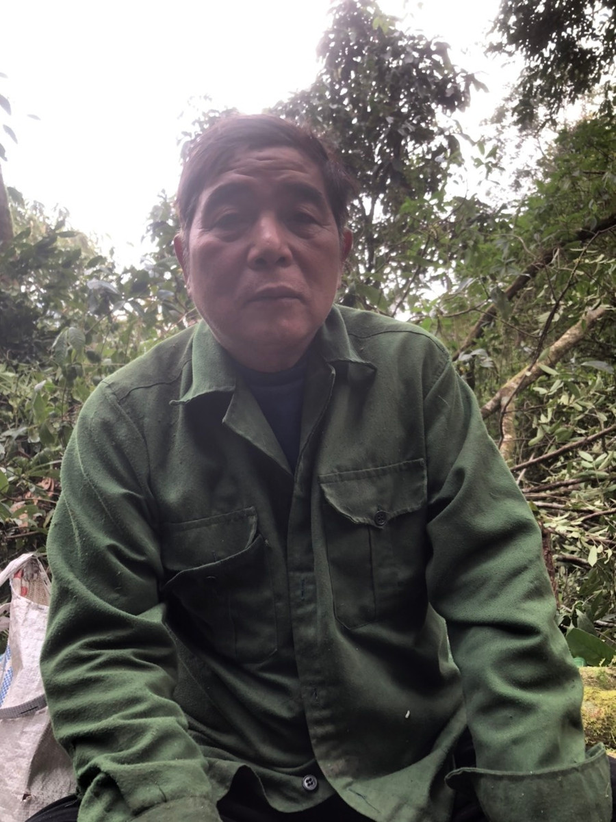 “Vua” thảo quả Đặng Văn Minh. Ảnh: NVCC