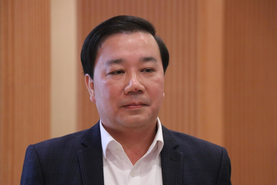 Ông Chử Xuân Dũng trong lần trả lời phỏng vấn về công tác phòng chống dịch Covid-19. Ảnh: Võ Hải