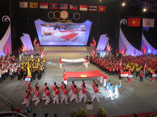 Đại hội Thể thao học sinh Đông Nam Á lần đầu tiên tổ chức tại Việt Nam năm 2013. Ảnh nguồn VGP  Đại hội Thể thao học sinh Đông Nam Á lần đầu tiên tổ chức tại Việt Nam năm 2013. Ảnh nguồn VGP