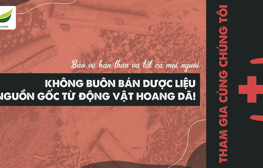 Không buôn bán dược liệu có nguồn gốc từ động vật hoang dã. (Nguồn: ENV cung cấp) Không buôn bán dược liệu có nguồn gốc từ động vật hoang dã. (Nguồn: ENV cung cấp)