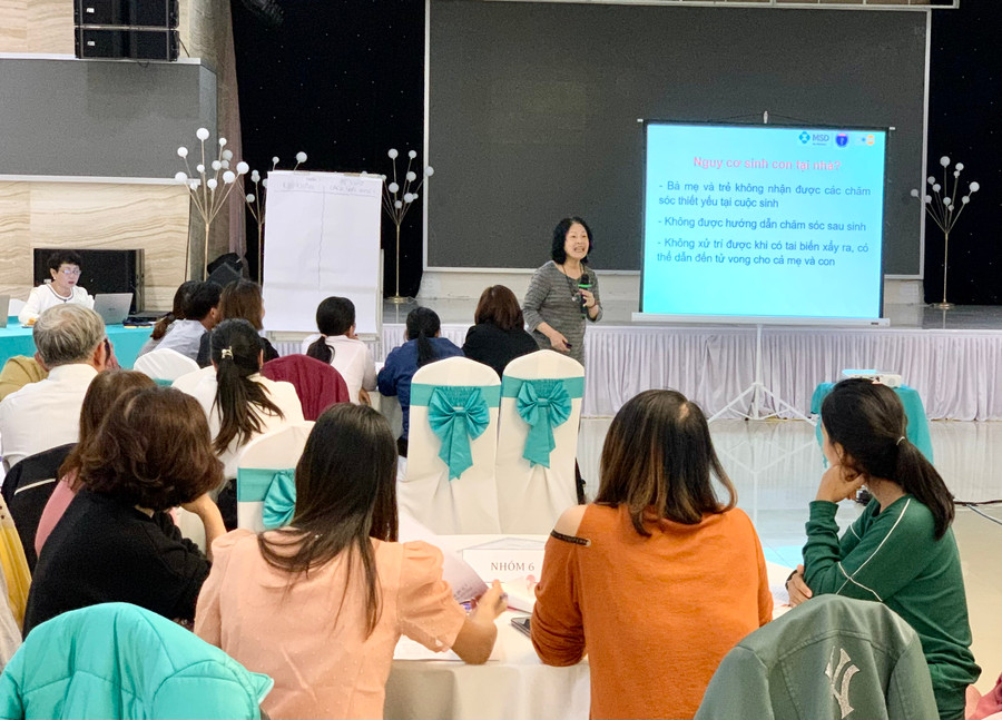 Quang cảnh lớp tập huấn. Ảnh: Như Nguyện