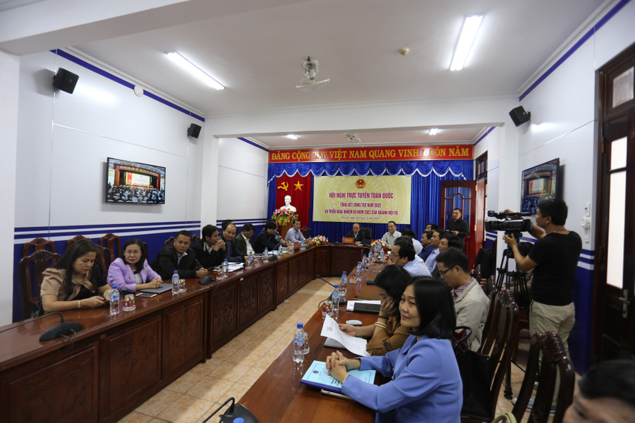 Các đại biểu tham dự Hội nghị ở điểm cầu Gia Lai. Ảnh: Văn Ngọc