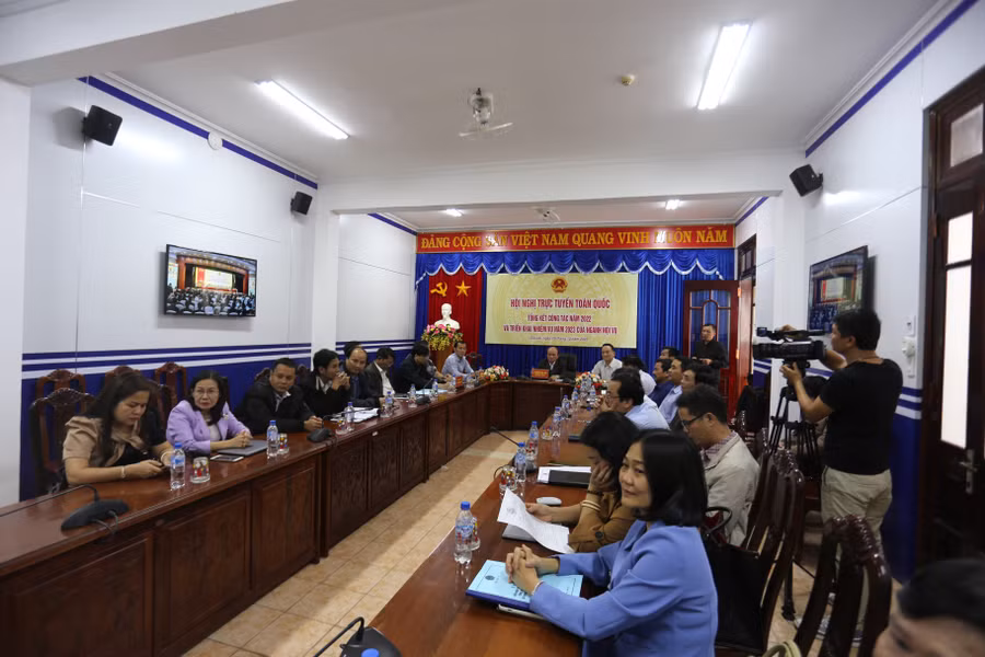 Các đại biểu tham dự Hội nghị ở điểm cầu Gia Lai. Ảnh: Văn Ngọc