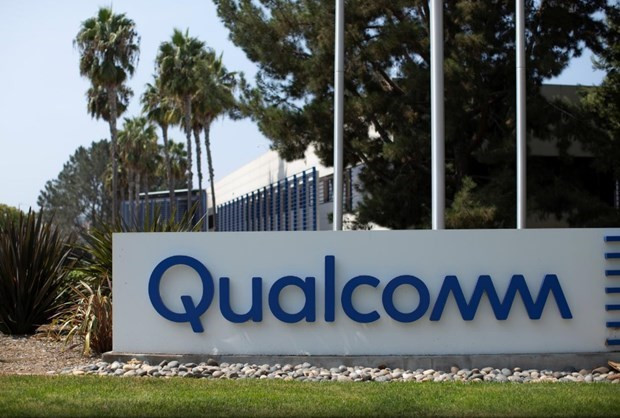 Biển hiệu của Qualcomm bên ngoài một tòa nhà của hãng ở San Diego, California (Mỹ), ngày 17/9/2020. Nguồn: Reuters