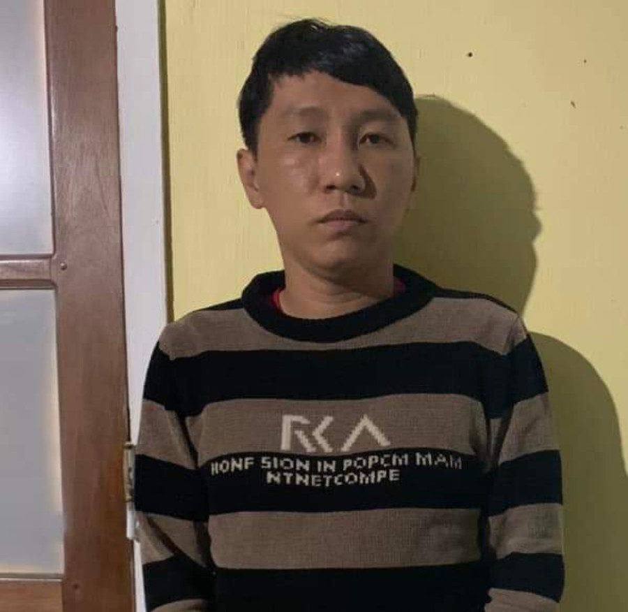 Đối tượng Trần Tiến Nam.Ảnh: Công an huyện Đak Pơ cung cấp