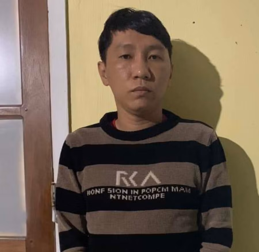 Đối tượng Trần Tiến Nam.Ảnh: Công an huyện Đak Pơ cung cấp