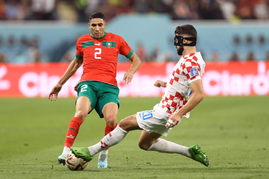 Croatia (phải) đã thể hiện bản lĩnh của mình. Ảnh: FIFA