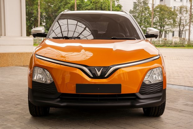 Phần đầu xe VF5 khá giống với mẫu VF34. (Ảnh nguồn: VinFast)