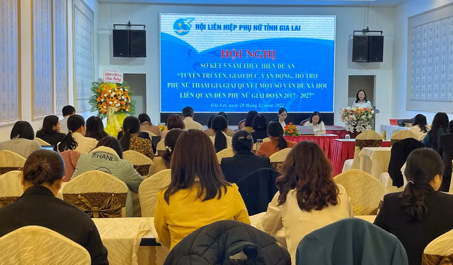 Quang cảnh hội nghị. Ảnh Minh Châu 