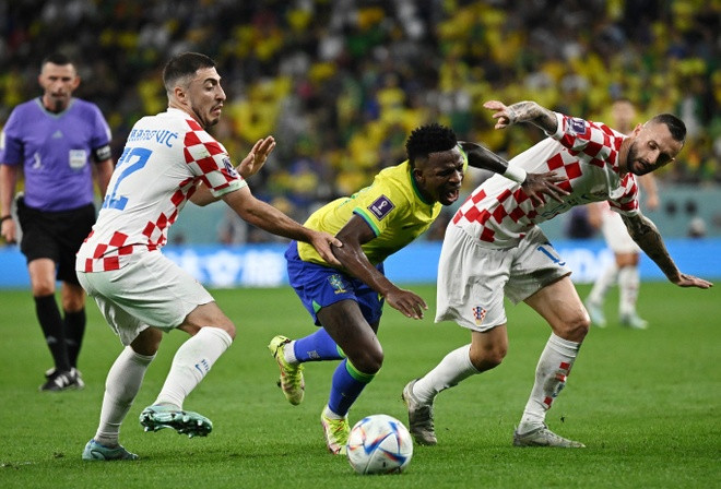 Hàng thủ Croatia đã chơi một trận đấu kiên cường. Ảnh: FIFA