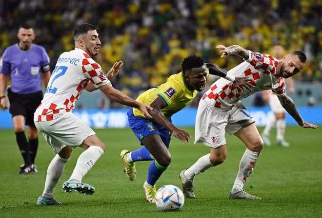 Hàng thủ Croatia đã chơi một trận đấu kiên cường. Ảnh: FIFA