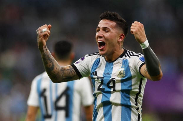 Tiền vệ Enzo Fernandez của Argentina. Nguồn: Getty Images