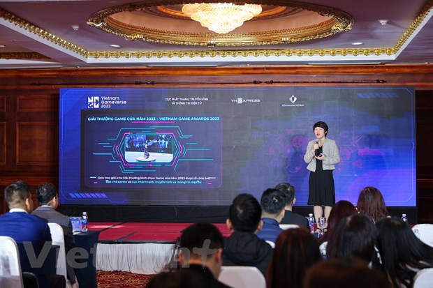 Lần đầu tiên có một giải thưởng dành cho cộng đồng game Việt Nam. Ảnh: Minh Sơn/Vietnam+