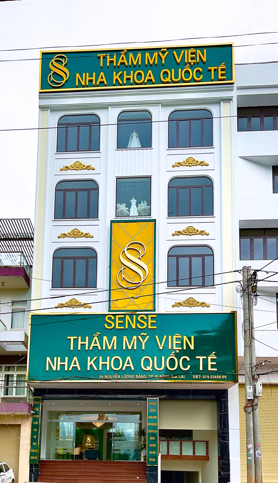 Thẩm mỹ viện Quốc tế SENSE (địa chỉ 56 Nguyễn Lương Bằng, phường Hoa Lư, TP. Pleiku)- nơi gửi gắm niềm tin phái đẹp. Ảnh cơ sở cung cấp.