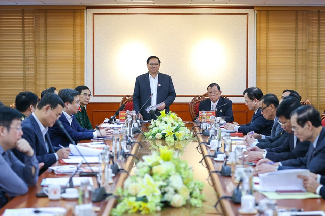  Thủ tướng Chính phủ Phạm Minh Chính: Các cấp Hội cần chủ động hơn nữa trong việc phối hợp với các cấp, các ngành chăm lo đời sống vật chất, tinh thần cho hội viên cựu chiến binh, cựu quân nhân. Ảnh: VGP