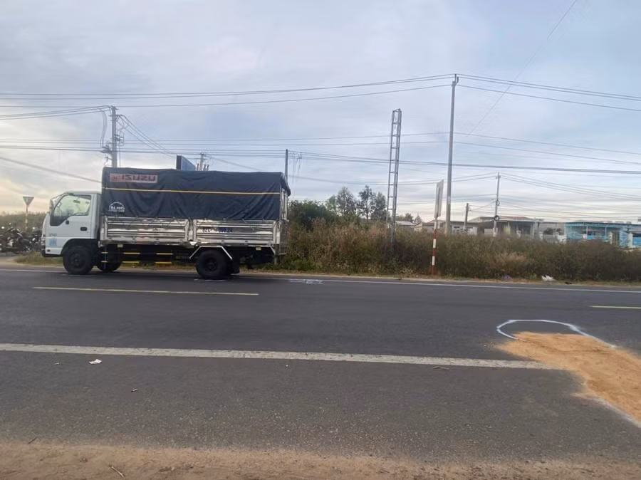 Hiện trường vụ tai nạn. Ảnh: VP