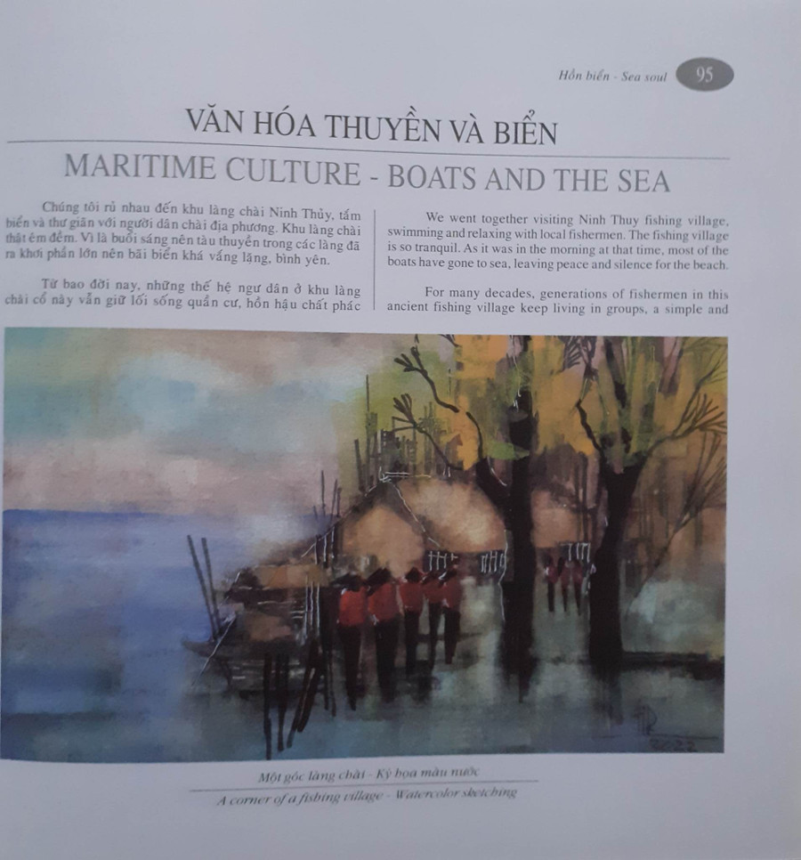 Một số chương của quyển sách du khảo Hồn biển