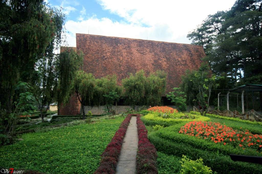 Nhà thờ Cam Ly còn được biết đến với cái tên nhà thờ Sơn Cước hoặc nhà thờ Gỗ. Ảnh: Cổng thông tin du lịch Đà Lạt 