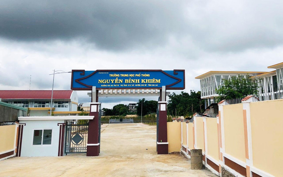 Vụ việc đền bù sai hơn 1,8 tỷ đồng trong quá trình xây dựng trường THPT Nguyễn Bỉnh Khiểm, huyện Chư Sê được phát hiện qua công tác thanh tra. Ảnh: Lê Anh