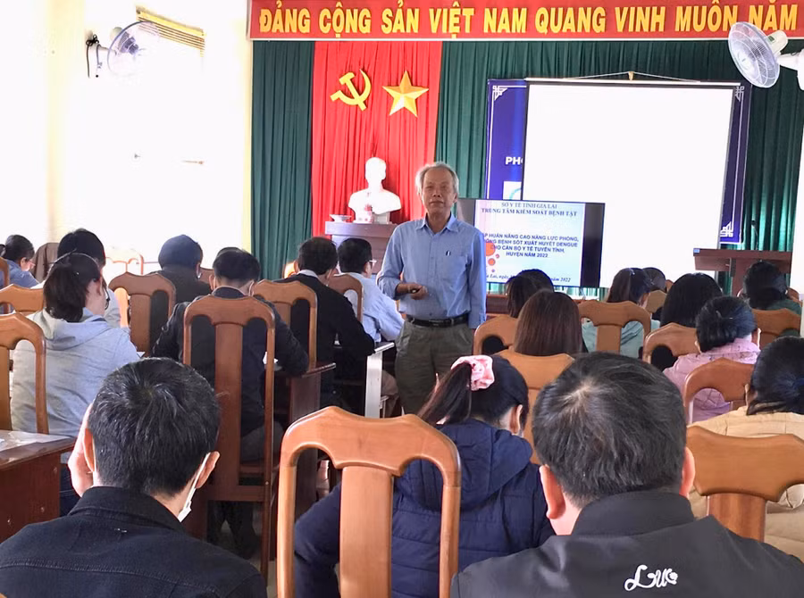 Quang cảnh lớp tập huấn, Ảnh: Như Nguyện