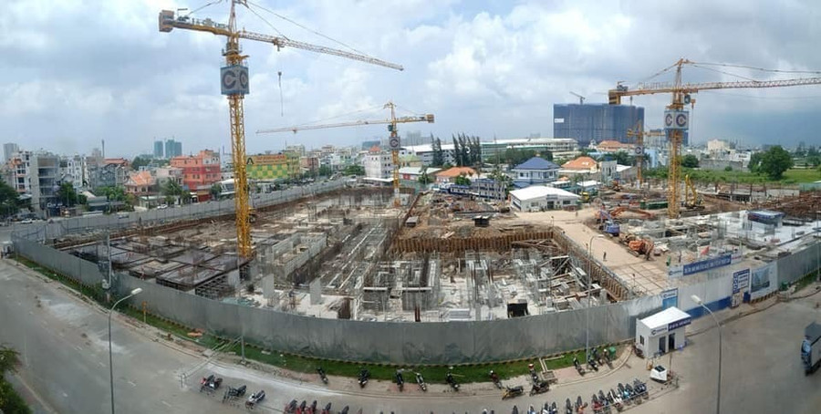  Lượng tiêu thụ căn hộ giảm mạnh. Ảnh: Anh Dũng 