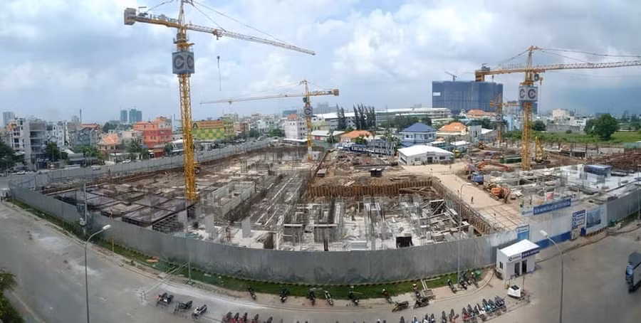  Lượng tiêu thụ căn hộ giảm mạnh. Ảnh: Anh Dũng 