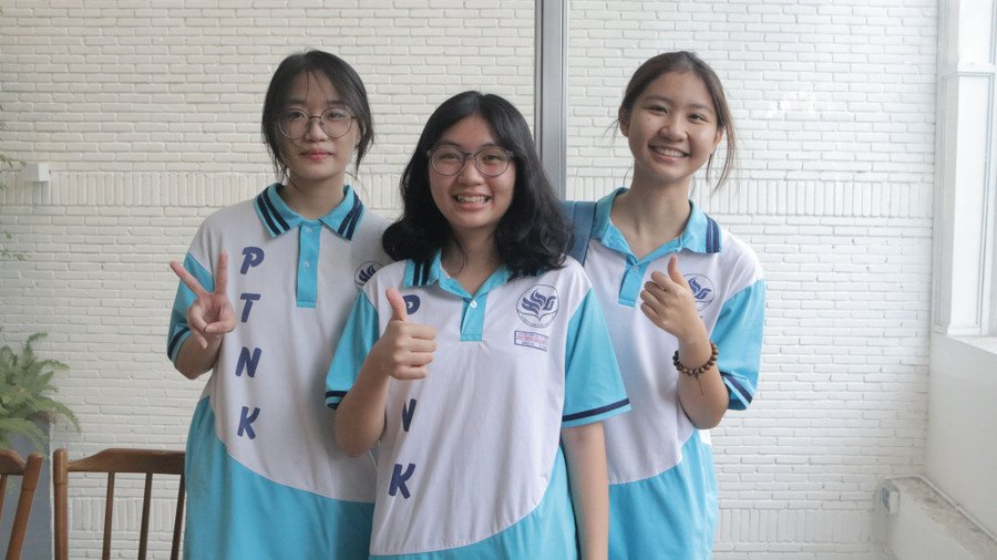 Nhóm nữ sinh lớp 10 với ý tưởng tạo ra 