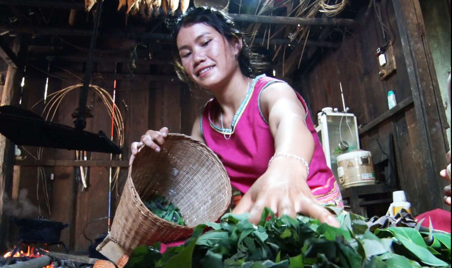 Các món ăn từ lá mì tuy dân dã, nhưng thơm ngon, khó quên. Ảnh: TT Các món ăn từ lá mì tuy dân dã, nhưng thơm ngon, khó quên. Ảnh: TT