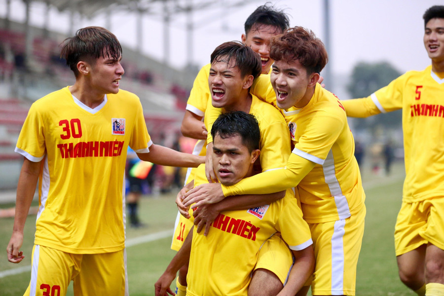 U.21 HAGL chơi khá ấn tượng ở VCK U.21 năm 2021 khi vào đến bán kết. Ảnh: Khả Hòa