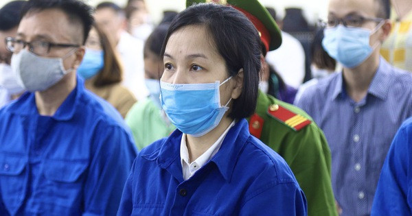 Nguyễn Thị Hà Thành tại phiên toà diễn ra trước đó. Ảnh: Báo Người Lao Động