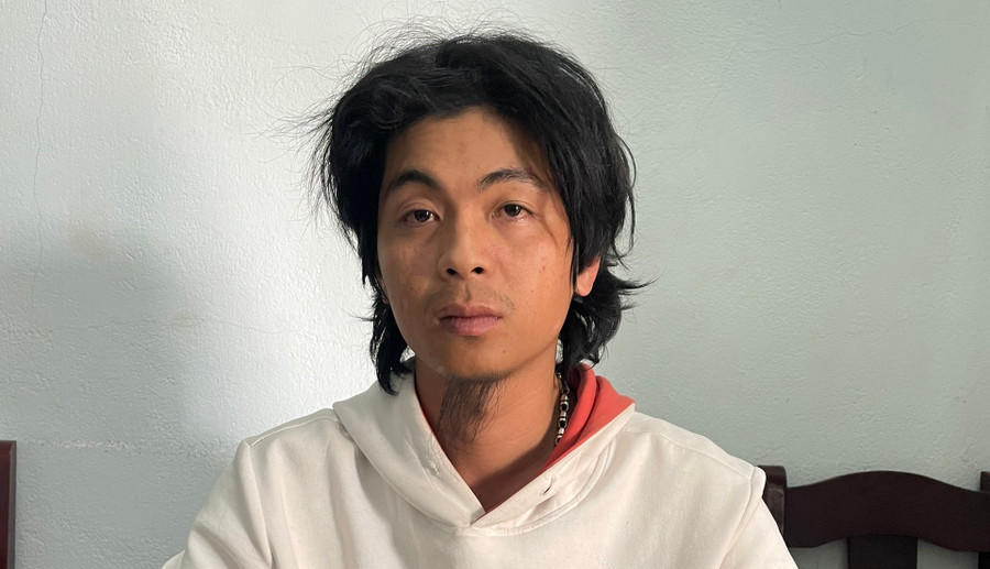  Phù Trung Nghiệm tại cơ quan công an. Ảnh: Công an cung cấp