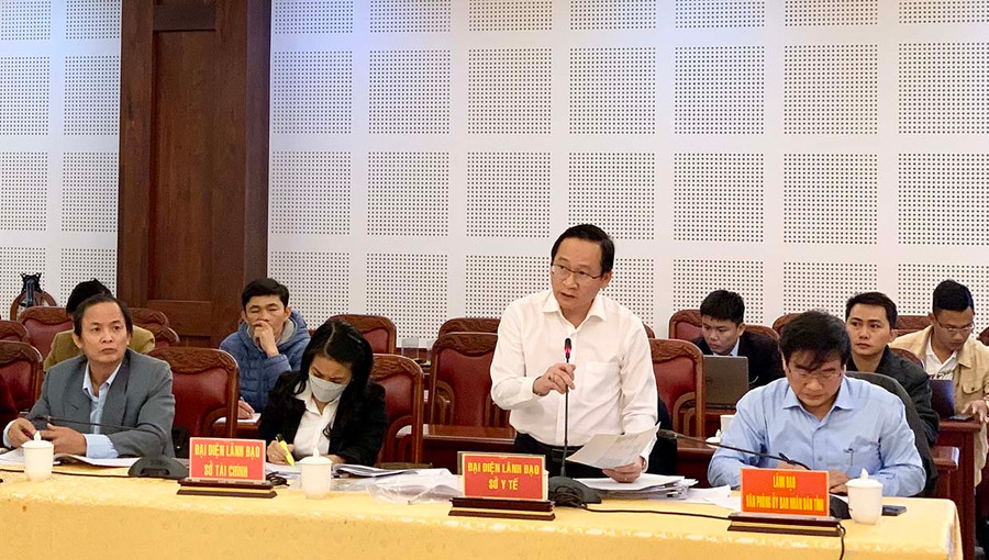 Ông Lý Minh Thái-Phó Giám đốc Sở Y tế thông tin về công tác y tế trên địa bàn tỉnh. Ảnh: Như Nguyện Ông Lý Minh Thái- Phó Giám đốc Sở Y tế thông tin về công tác y tế trên địa bàn tỉnh. Ảnh: Như Nguyện