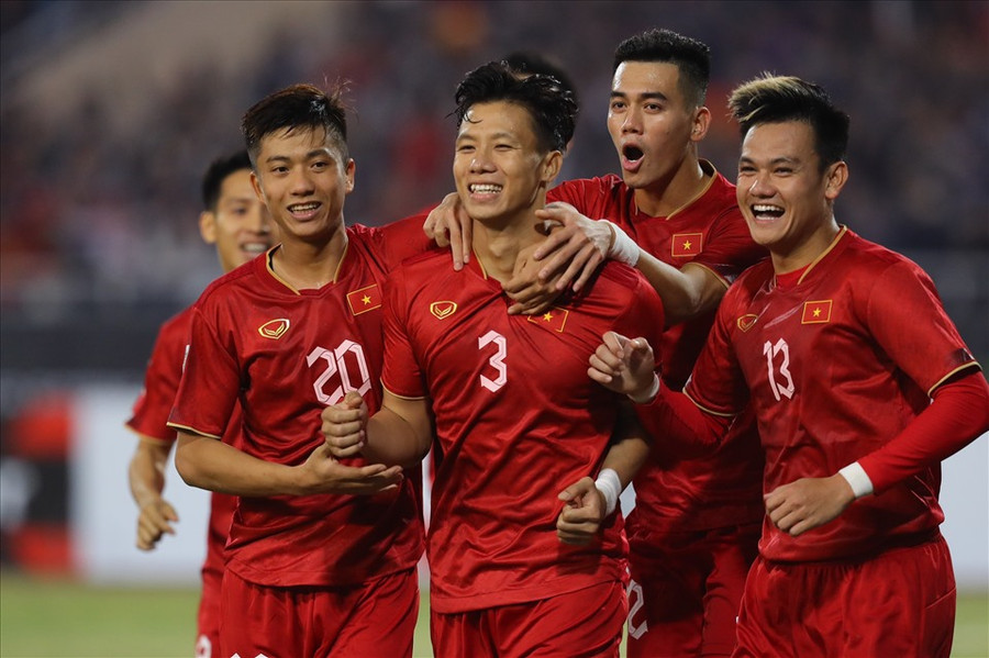 Tuyển Việt Nam đặt mục tiêu vô địch AFF Cup 2022. Ảnh: Minh Dân 