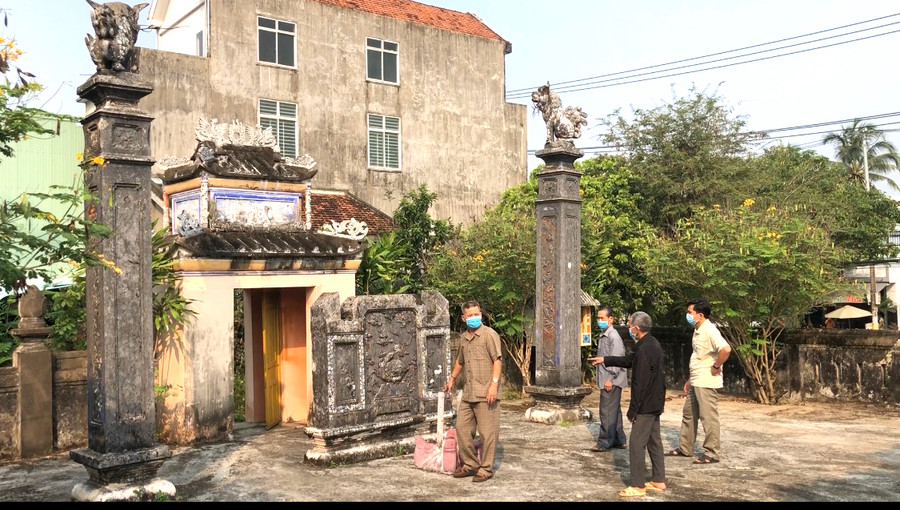 Miếu An Tân (tổ 2, phường An Tân, thị xã An Khê) cổ kính, còn giữ được hệ thống văn tự Hán-Nôm phong phú. Ảnh: Ngọc Minh